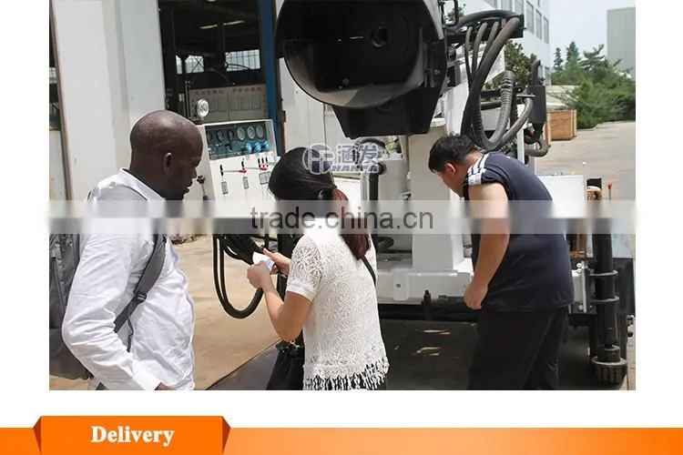 HF150T DTH hydraulic trailer mounted drilling rig,borehole drilling rig