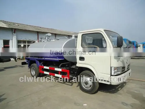 Dongfeng 4x2 mini septic tank pumping truck