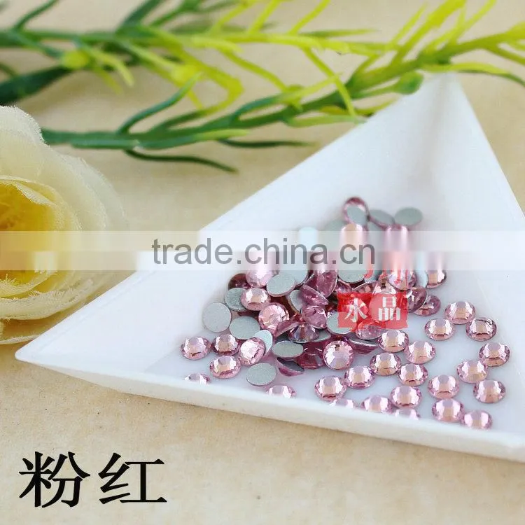 Wholesale Decorative Flat Back Round shape Crystal DMC Rhinestones ss8