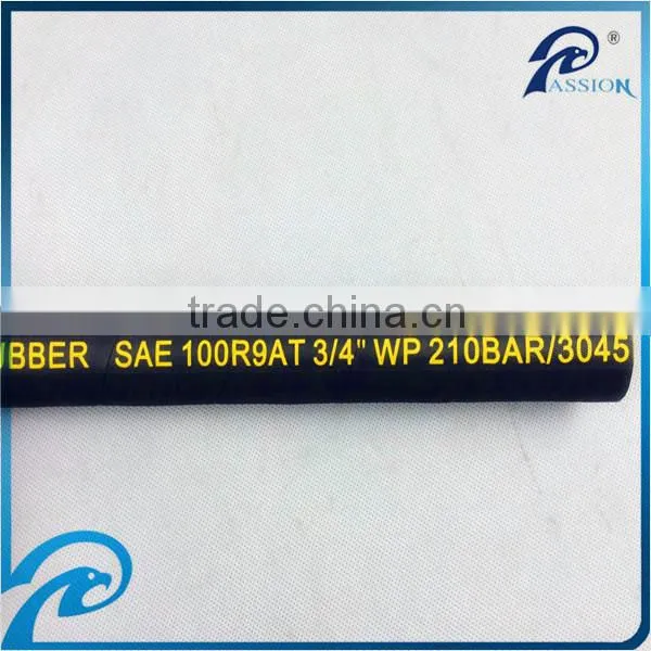 SAE J1401 Flexible hydraulic rubber brake hose for automobile