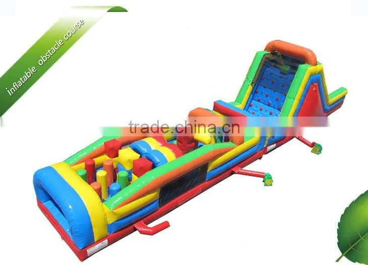 Guangzhou PVC inflatable obstacle coursefor kids