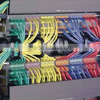 plastic 1U cable manager