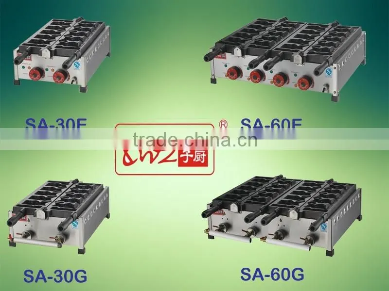New design gas taiyaki waffle maker for wholesale
