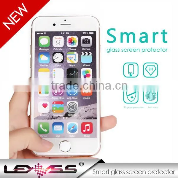 2015 new products best quality smart tempered glass screen protector for iphone 6&plus
