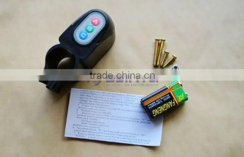 Motor Siren Motorbike Anti lost Security Steal Lock Bike Bicycle alarm