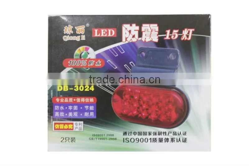 12V 24V led side marker lights clear side marker lights