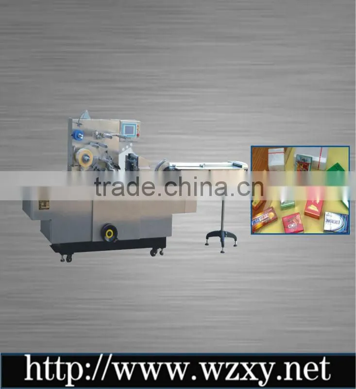 automatic transparent film overwrapping machine