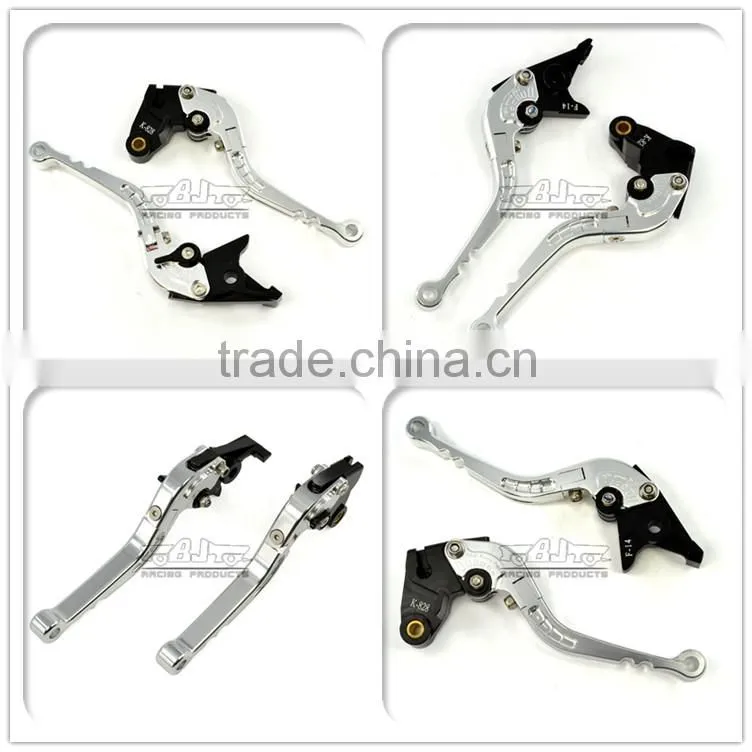 BJ-LS-009 Highly Recommended 3D CNC Adjustable Folding Aluminum Motorcycle Hand Brake Lever for Kawasaki Z1000