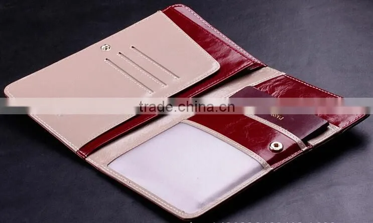 PU leather passport cover
