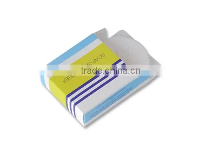 20g paper color box square white color pure vegetable oil soap