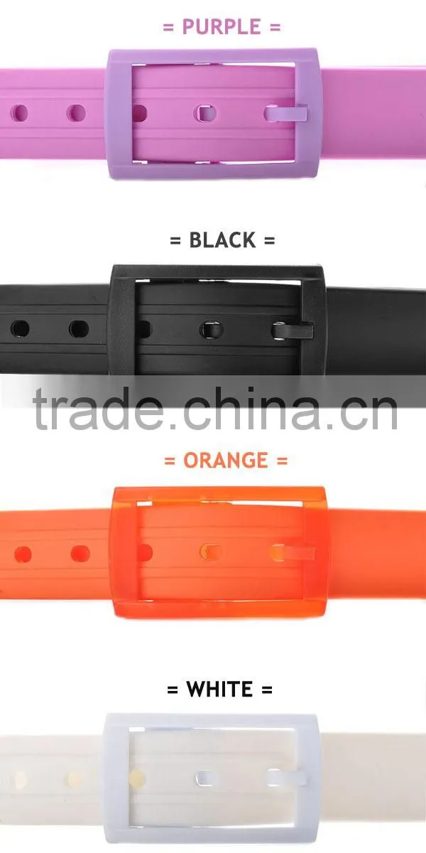 Eco-friendly Silicone Rubber Belt Adjustable Rubber Belt