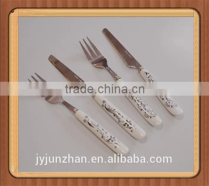 OEM Home Smile 12pcs forks and knives by Junzhan Stainless Steel Products Co.,Ltd