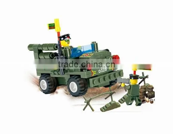 Military education building block toy toy daycare