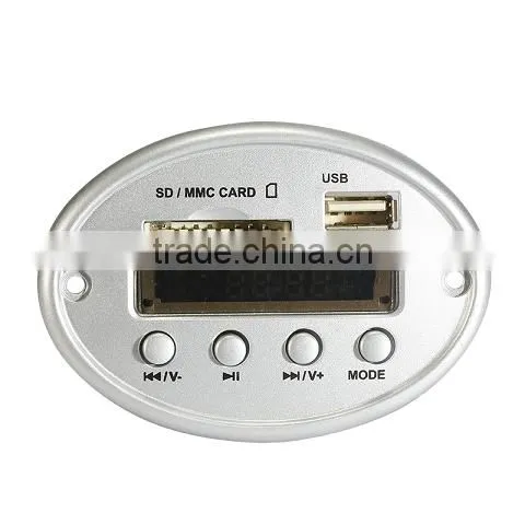 Custom small usb sd car mp3 module silver 5v
