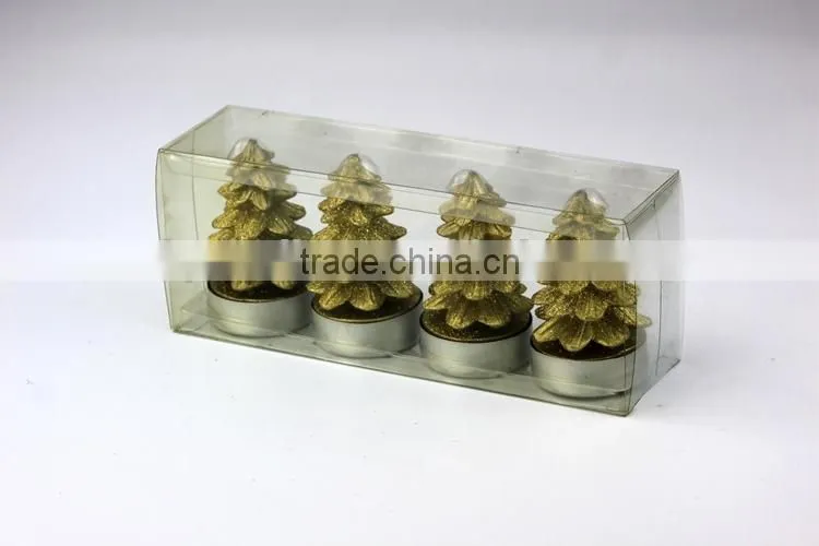 New Christmas Decoration Candle / Snow Flake Shaped Engraved Candle