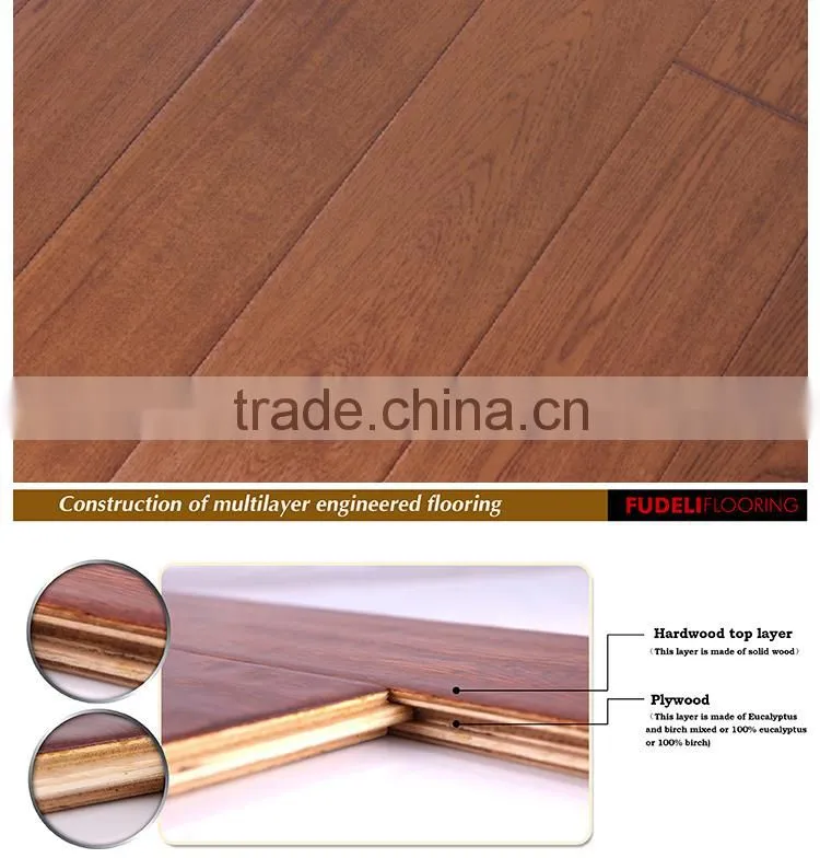 Top quality AB grade IAF Certified New design engineered oak flooring