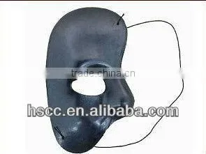 Adult half face masquerade masks pulp & fabric material for men party cosply
