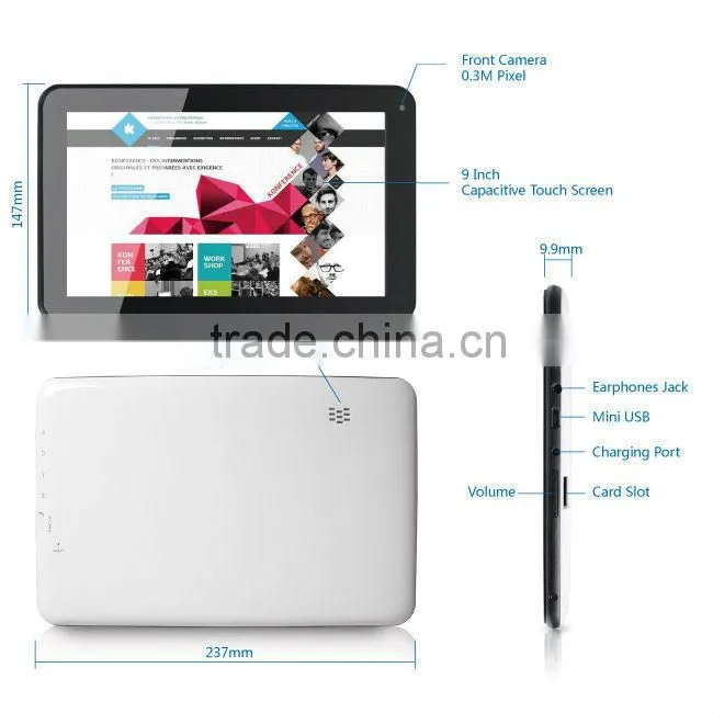 Wifi Android Tablet PC with Webcam