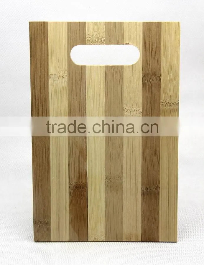 Morden small fruit bamboo cutting board single layers 25x17x0.7cm