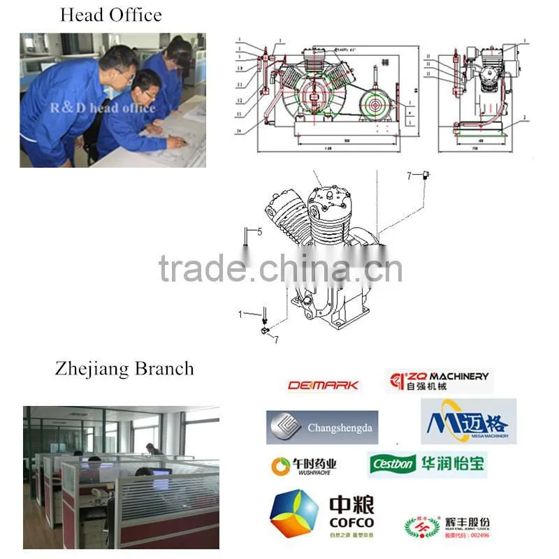 Belt type air compressor