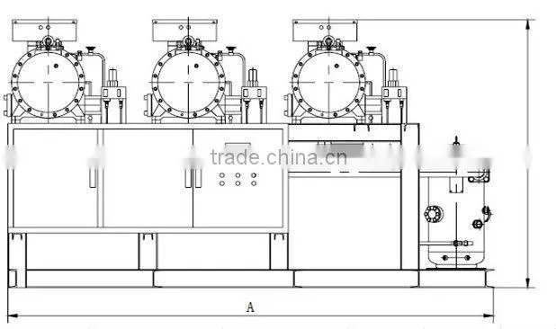 Middle Temperature Screw Compressor Racks(With Hanbell Screw Compressor)
