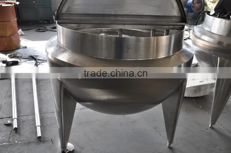 Industrial Food-grade Jacket Kettle with Agitator