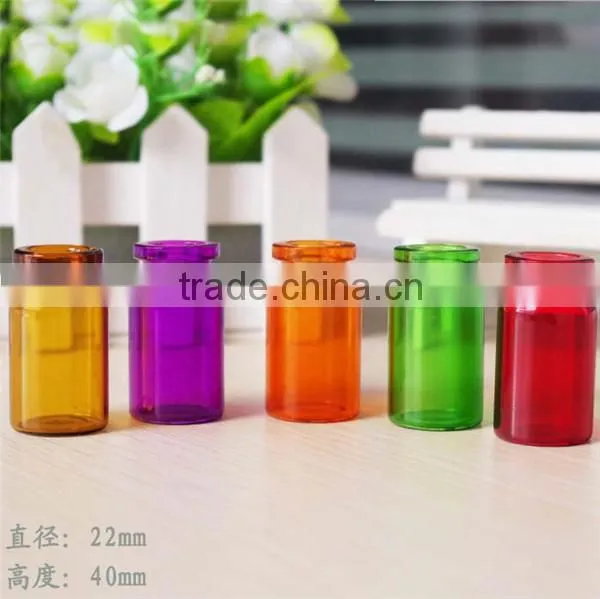 colored glass bottle