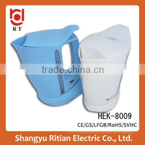 Plastic teapot to boil water with CE/RoHS Certification