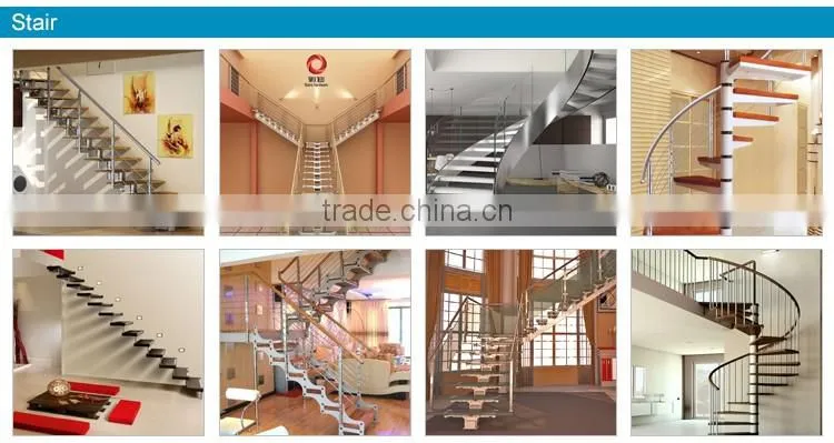 modern used metal glass wood loft stairs