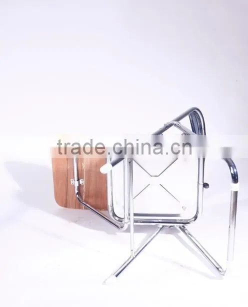 plastic folding PU conference chairs with writing board 1084B