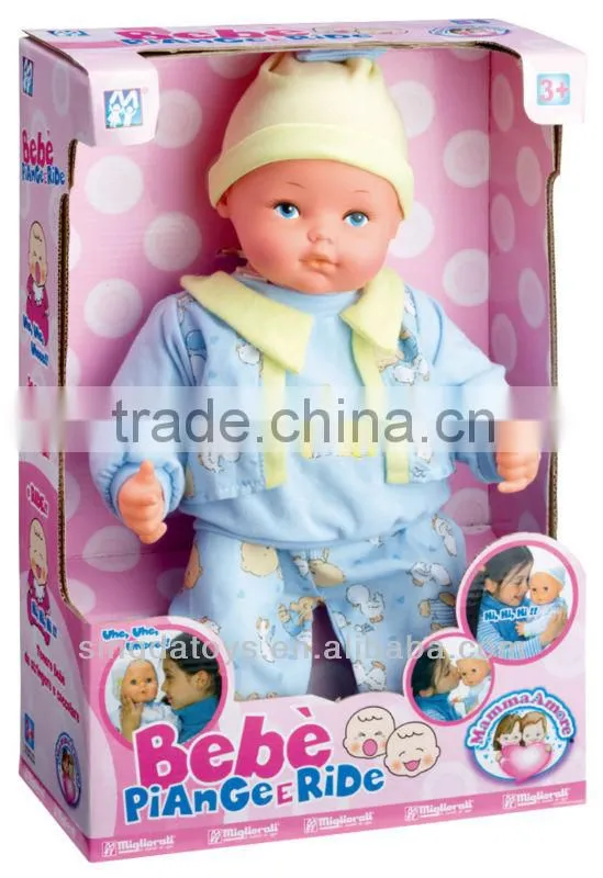HOT SELLING ! 2014 New Design B014 B/O Baby Fashion Doll