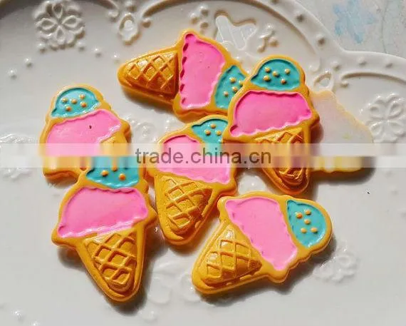 high quality diy flat back Kawaii food resin cabochon wholesale
