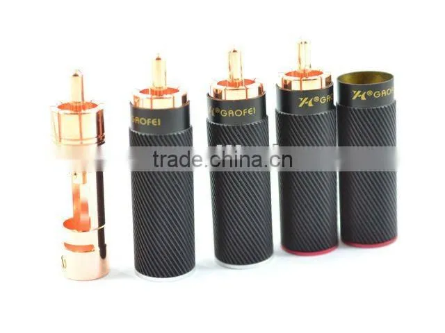 GaoFei REDO06R Red Copper Hi-End cable connector