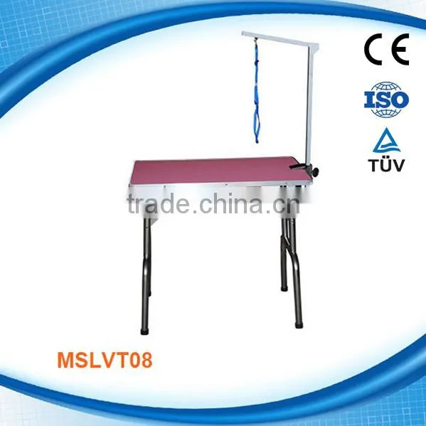 MSLVT10W Foldable dog grooming table used in various pets and dogs