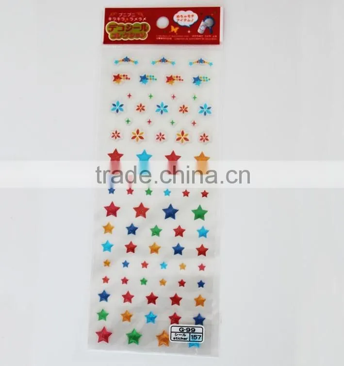 DIY Home decoration epoxy sticker,interesting kids gift epoxy resin sticker