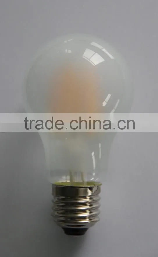 Alibaba Led Light A60 8W 230V Led Filament bulb Light, E26 E27 Frosted Led Bulb