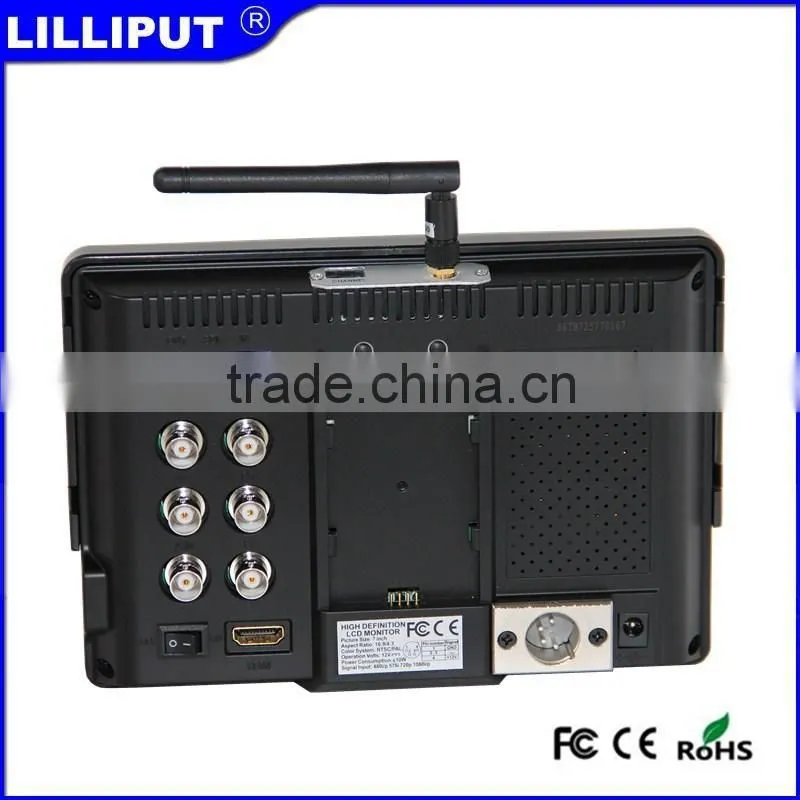Lilliput Built-in 5.8ghz wireless av receiver 7 inch FPV Aerial Photography Monitor