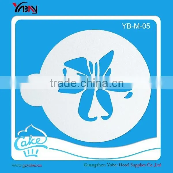 cake stencil with star shape