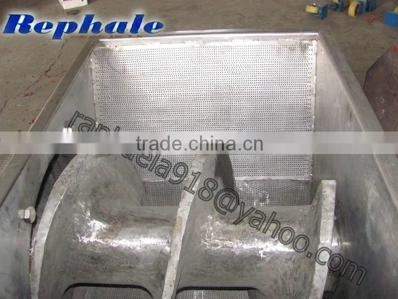 double screw fermented bagasse extractor