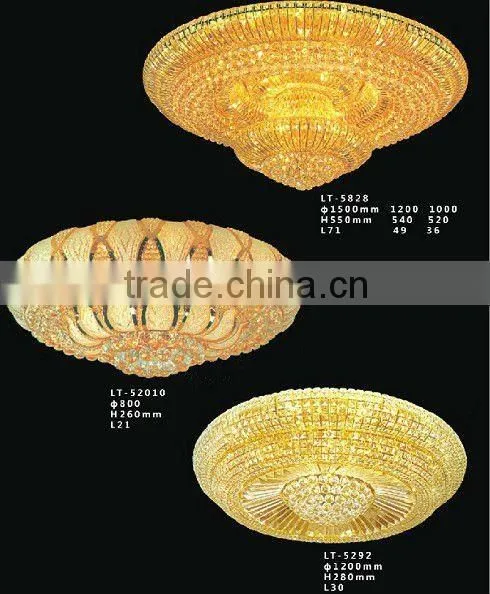 Beautiful design LED crystal flush mounted lamp