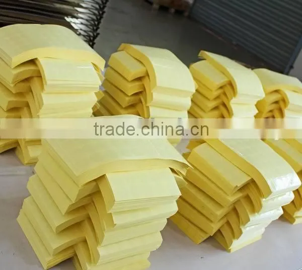 Permanent adhesive waterproof labels for glass