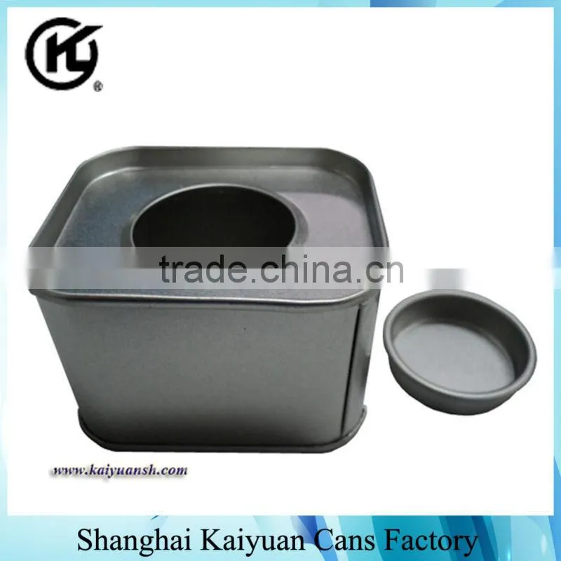 High Quality Square Oil Alcohol Tin Can Box (various lids and printing)
