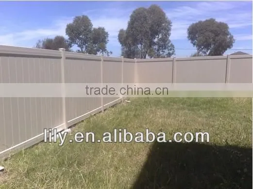 pvc privacy fence