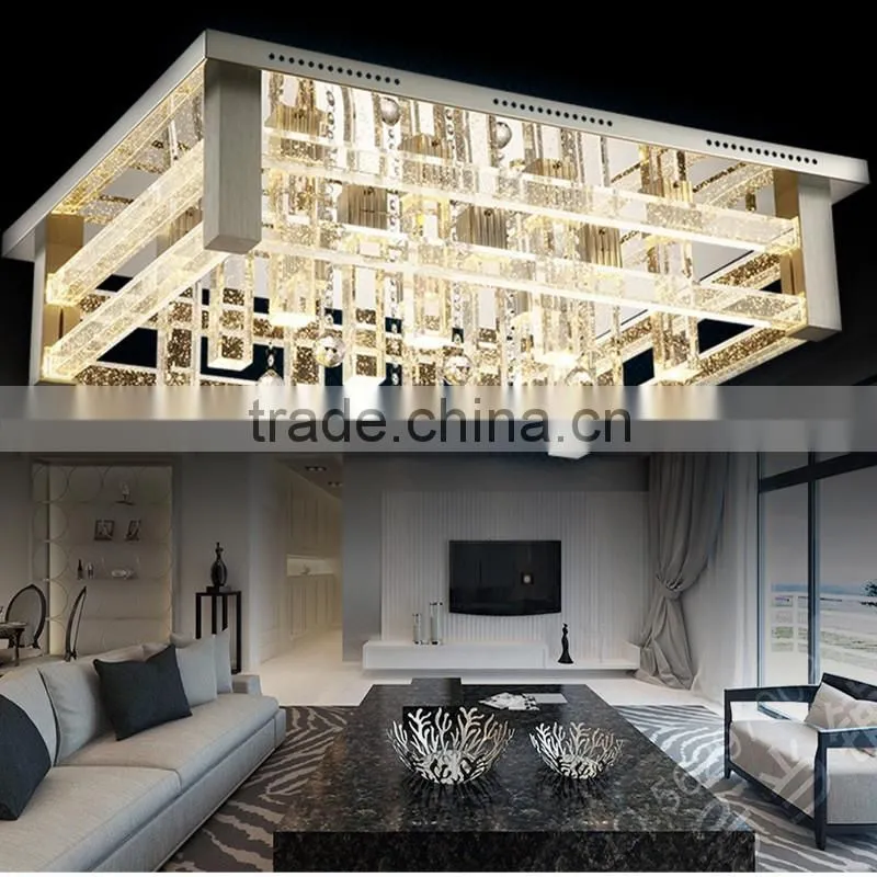 2016 New Arrival Frist-degree Crystal Ball Ceiling Light Aluminum K9 Bubbles Crystal Point Chandelier