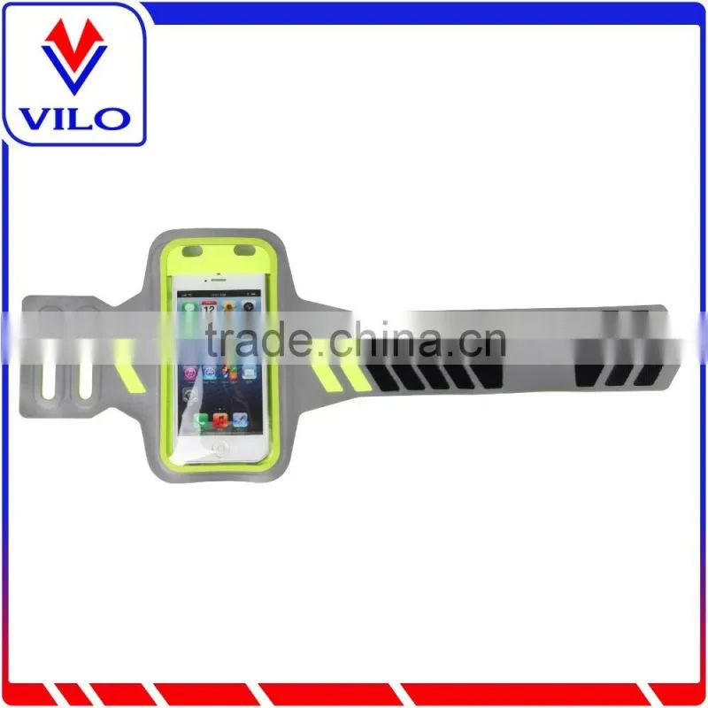 New Arrival Reflective Lycra Running Armband Case For iPhone 6 Sports Armband
