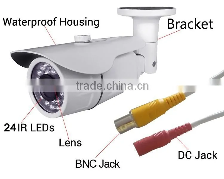 HD 720P TVI CCTC Camera in Security IR Night Vision 1MP P2P Digital Camera
