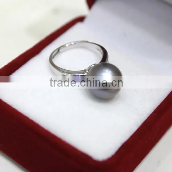 real natural pearl ring real 925 silver ring real sea pearl price