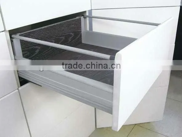 undermount metal drawer box system