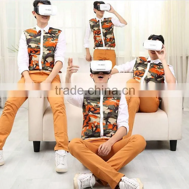 Most hot VR BOX Virtual Reality Headset goggles 3D glasses with bluetooth wireless remote control,custom branded