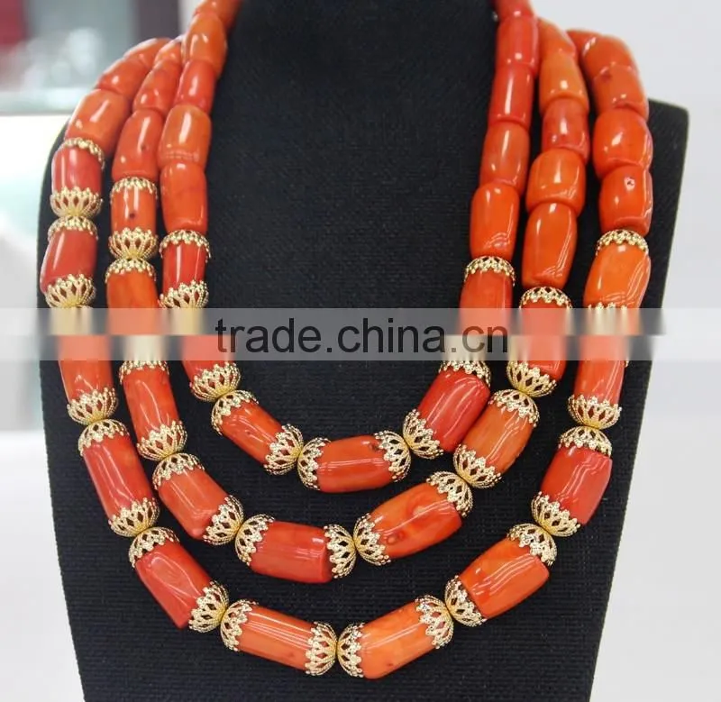 new model bridal wedding coral beads jewelry set red coral beads design jewelry